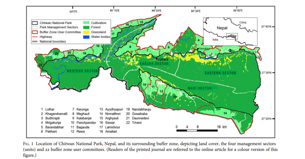 Map of Chitwan