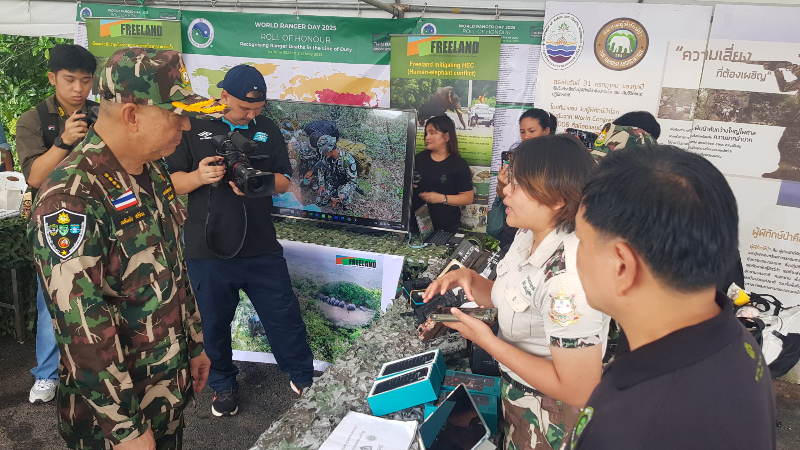 Working with members of Thailand's Department of National Parks (DNP) on the adoption of tech in national parks
