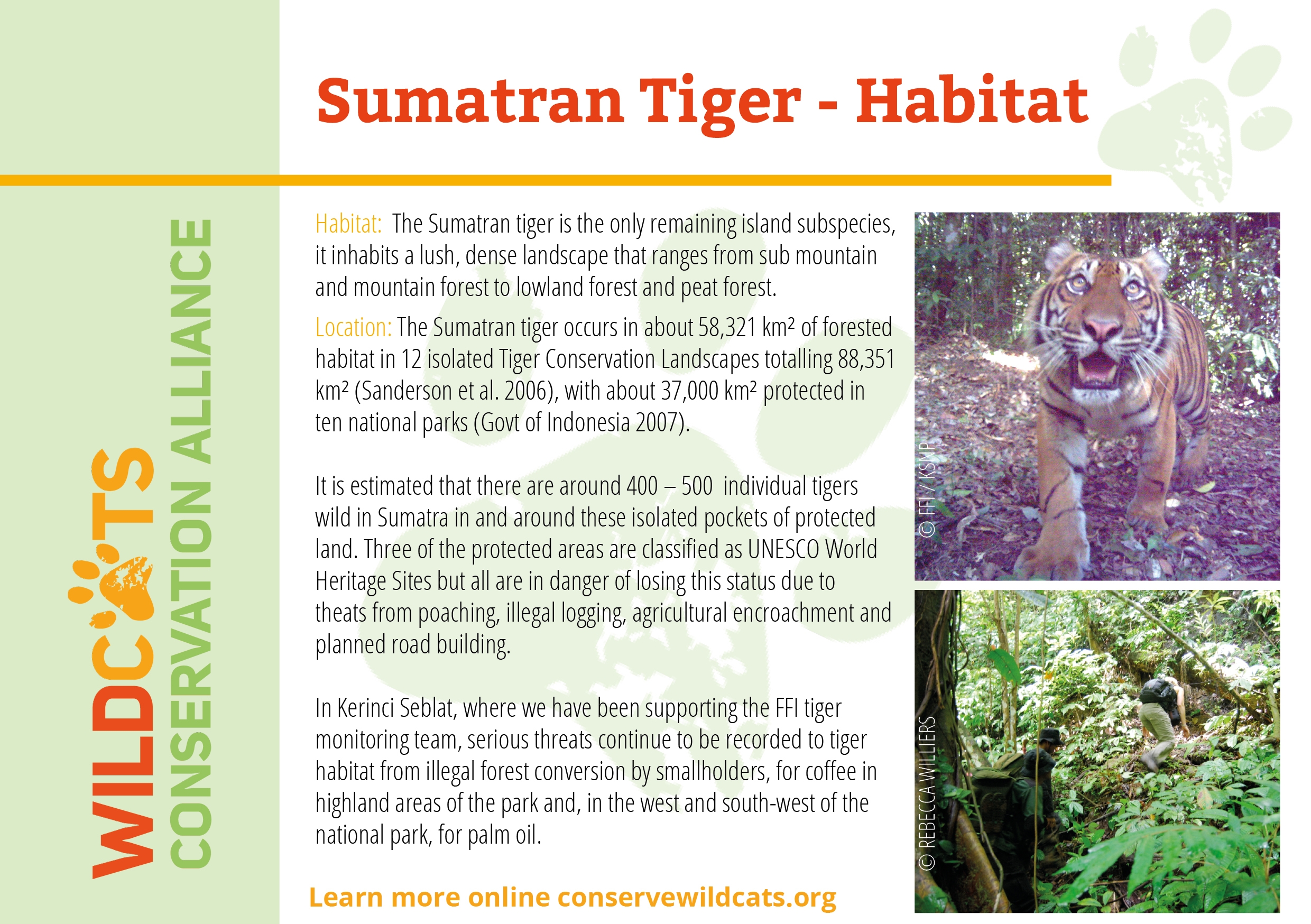 Tiger Subspecies Habitat Map